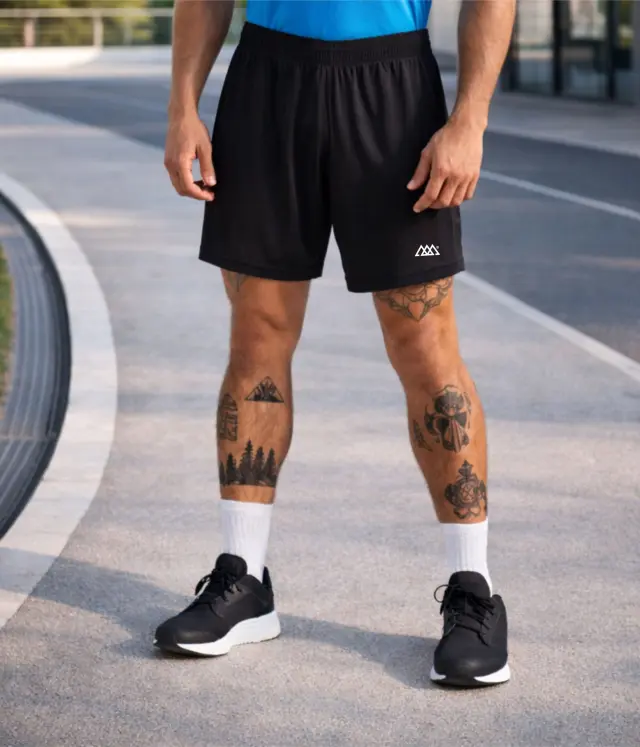 Σορτς Noshame® Μαύρο Dry Fit - 652631 - XXL