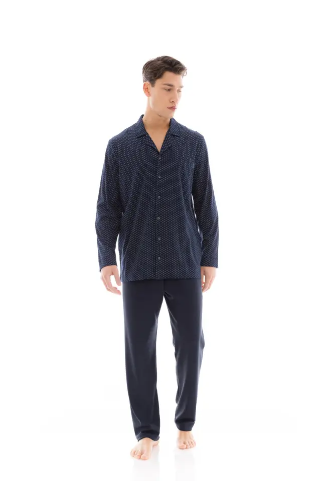 W-M667 - Type - PYJAMA BUTTONED BLUE NIGHT - M