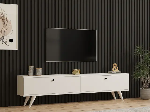 Έπιπλο Τηλεόρασης Λευκό TARES 3