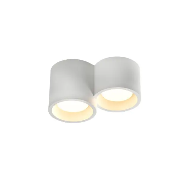 AcaLights ΓΥΨΙΝΟ 2 ΣΤΡΟΓΓΥΛA Φ/Σ ΟΡΟΦΗΣ ΦΥΣΙΚΟ 215*110*110 GENI 2*GX53