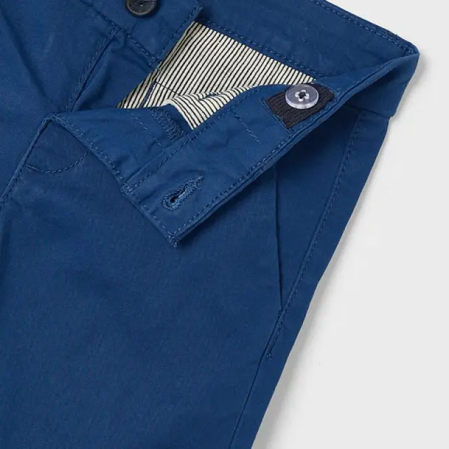 Mini 2 έως 10 ετών Βερμούδα λοξότσεπη Better Cotton ecofriends κυανό 2