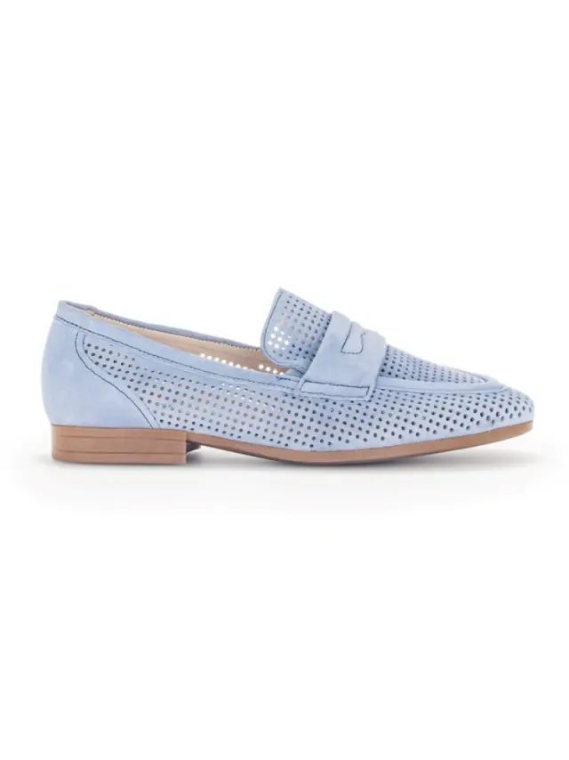 Gabor Μοκασίνια-Loafers Γυναικείο δέρμα Nubuck Μπλέ GAB/22424 26-AZUR 3