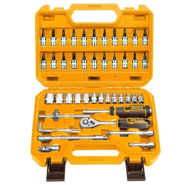 ΚΑΣΕΤΙΝΑ ΚΑΡΥΔΑΚΙΑ 1/4" 46ΤΕΜ INGCO HKTS14462