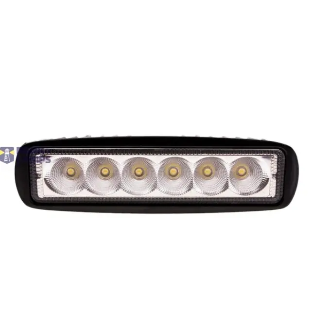 Automotive luminaire reflector 6*3W 9V-80V 6000K IP68 1180 BW