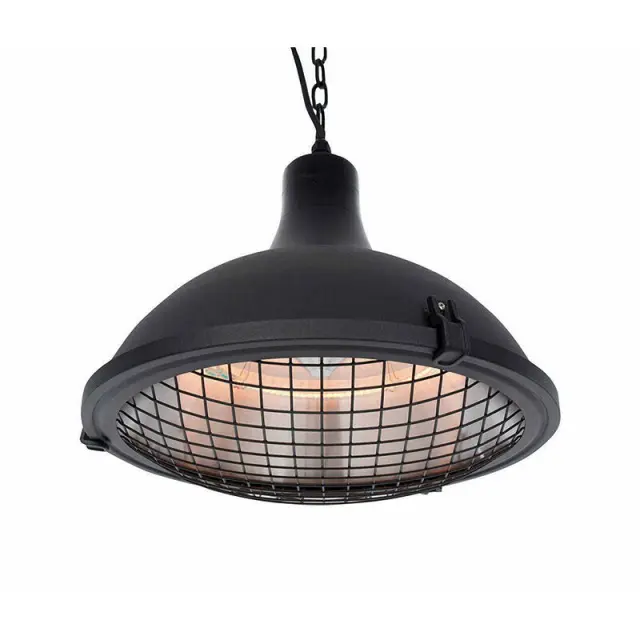 Κρεμαστό Φωτιστικό Θέρμανσης Indus II Bright Hanging Black 2100 - Sunred