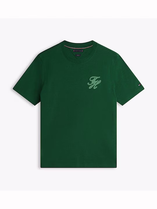Tommy Hilfiger ΑνδρικόT-shirt Κυπαρισί Πράσινο 2