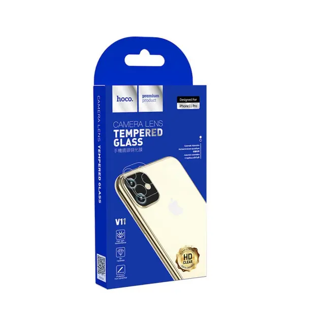 Tempered Glass Hoco Flexible Film Κάμερας για Apple iPhone 11 Pro Διάφανο 2