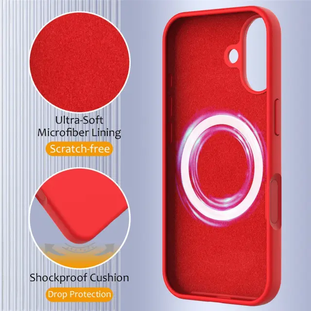 MagSafe Θήκη για iPhone 17- Red OEM 3