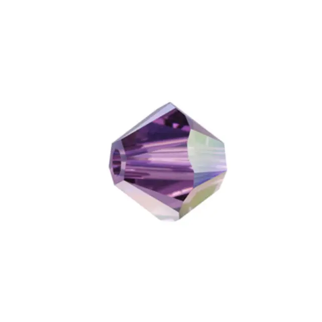 Swarovski 5328(204) XILION Bicone -Amethyst AB- 4mm - 30τεμ