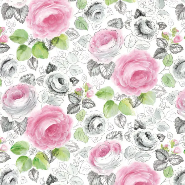 Φύλλo Polyester Felt - Rose Fantasy - 30x30cm - 1mm - 1τεμ