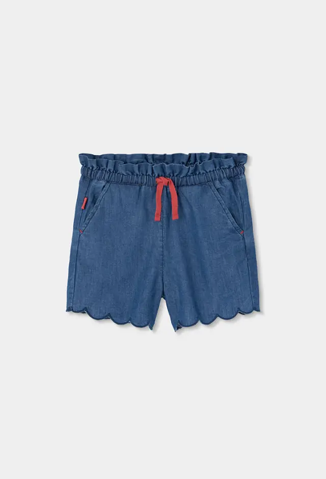 Boboli denim βερμούδα σορτς για κορίτσι 303208-BLUE