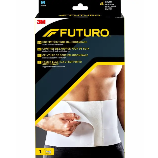 3M Futuro Abdomen Compression Support 1 Τεμάχιο - Medium, Κωδ. 46201 Ζώνη Συμπίεσης Κοιλιακής Χώρας