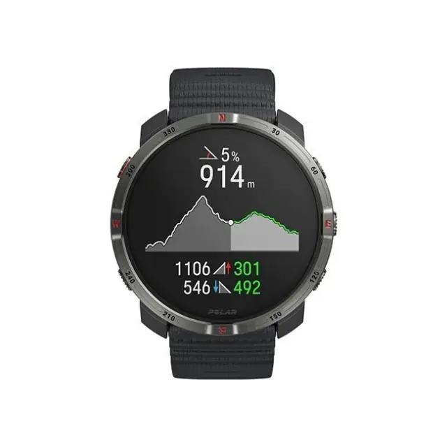 Polar Grit X2 45mm S-L Black (GRIT X2 BLK SL)
