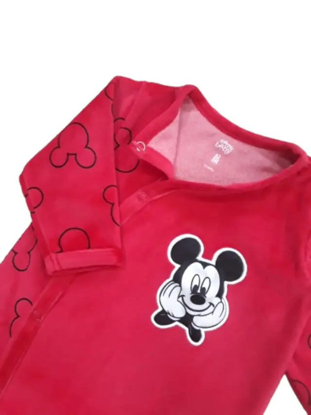 Φορμάκι Μακρυμάνικο Velour Mickey Red 8030277 - 18 M (86cm) 3