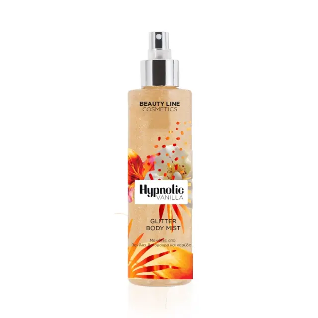 Beauty Line Glitter Body Mist Hypnotic Vanilla 200ml