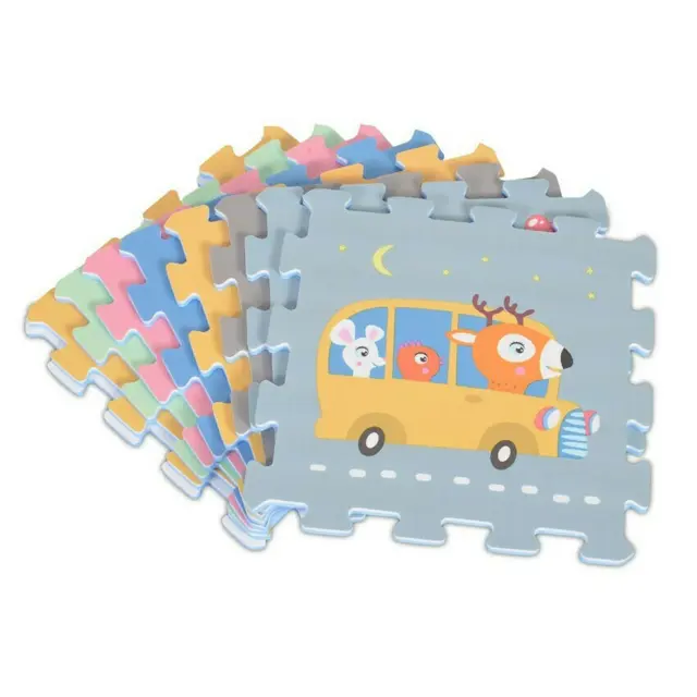 MONI TOYS - Moni Toys 3087 9 pcs HT printed mat transportation - 3800146221218 3