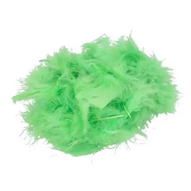 Φτερά Marabou Light Green - 10-12cm ~2g ~20τεμάχια