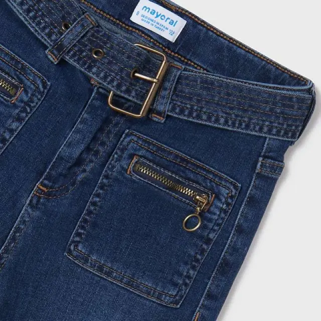 Junior 10 έως 18 ετών Παντελόνι cropped τζιν σκούρο - 10Ε 3