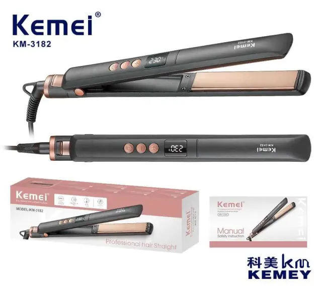 Ισιωτική μαλλιών - KM-3182 - Kemei 2