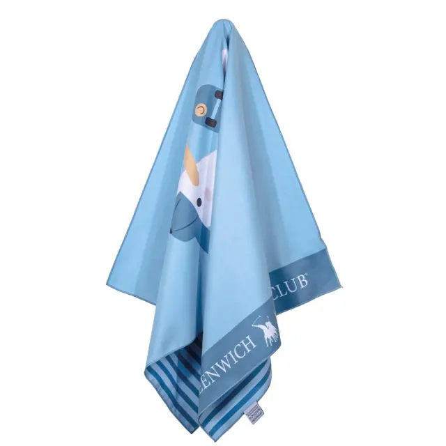 Πετσέτα Θαλάσσης 70x140 280gsm Greenwich Polo Club Junior Micro 4177 Blue 100% Microfiber 2