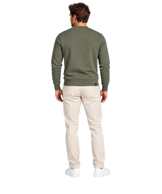 Accademia Militare - Ανδρική Μπλούζα Φούτερ W6S731-5731-058 Χακί 3