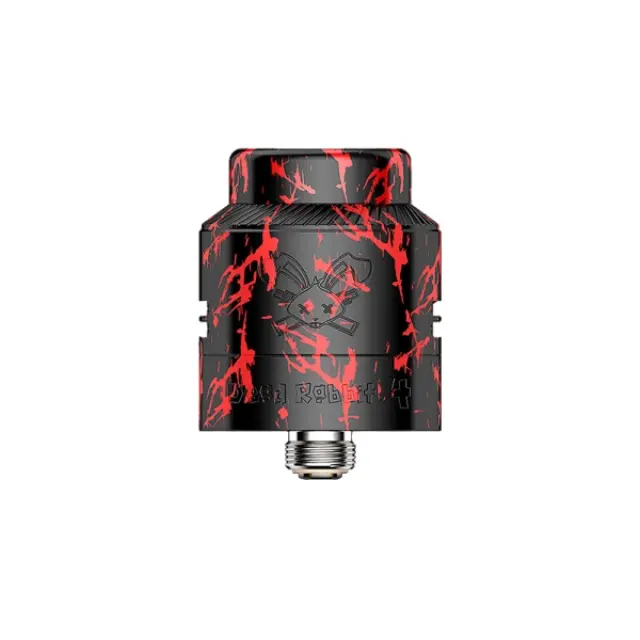 Dead Rabbit 4 RDA 24mm New Colors - Hellvape - Black Red