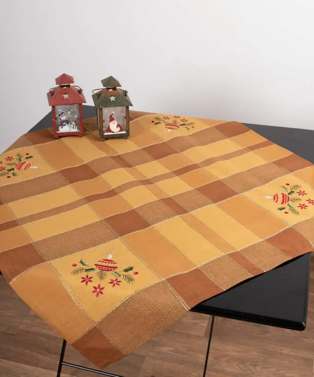 χριστουγεννιάτικο τραπεζομάντηλο (170cm x 270cm) 2429β - -