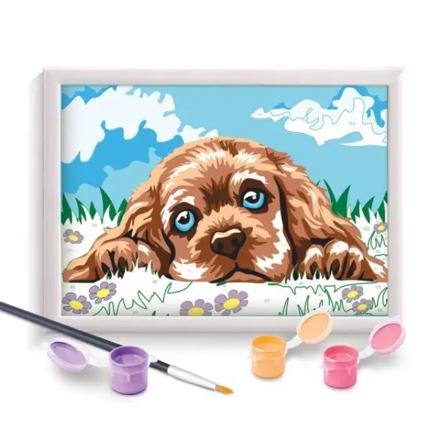 Paint & Frame Ζωγραφίζω Με Αριθμούς Loving Puppy / 41012 (HappiHobbi) 2
