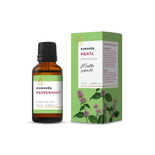 Kanavos | Essential Oil Peppermint Αιθέριο Έλαιο Μέντα | 20ml