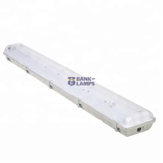 Works IP65 2x36W | Batten Light Fitting | Grey without balasts