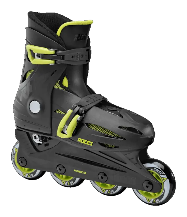 ROCES Orlando 4.0 Inline Skates & Protection Black/Lime Μαύρο - 30-35