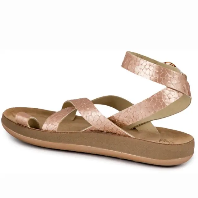 Ανατομικά Σανδάλια Fantasy Sandals S914 ROSEGOLD CRACK 3