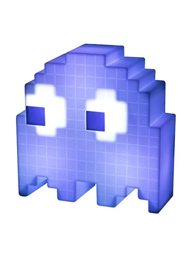 Paladone Pac-Man Ghost Light Διακοσμητικό Φωτιστικό 20cm με 16 Εναλλαγές Χρωμάτων, Music Reactive + USB – PP4336PM 3