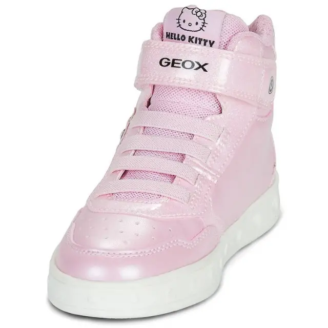 Παιδικό Παπούτσι για Κορίτσι Geox J Skylin Girl x Hello Kitty Lights (Μεγέθη 24-33) ΡΟΖ 3
