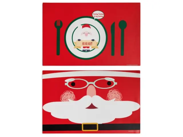 Σουπλά Placemat Christmas Santa Μονό 42x27cm/ 031000130 (PLACEMAT)