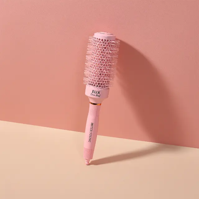 Sister Young Round Hair Brush Elix Cera Heat Pink 43mm 3