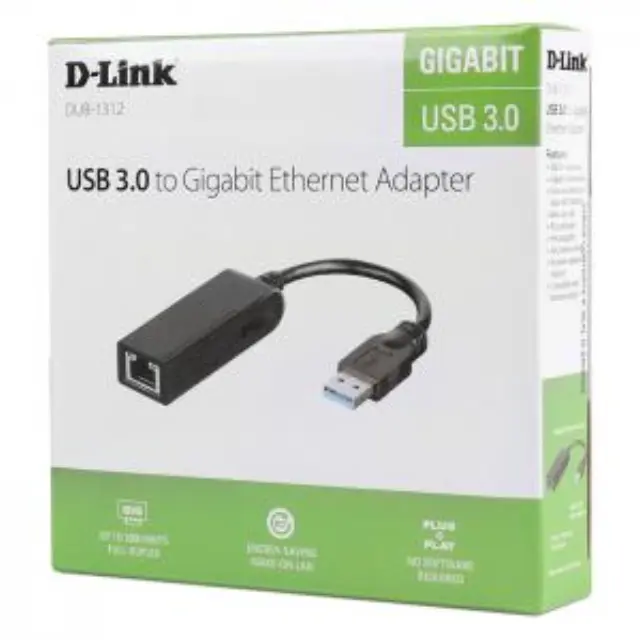 D-Link DUB-1312 USB Αντάπτορας Δικτύου για Ενσύρματη σύνδεση Gigabit Ethernet 3