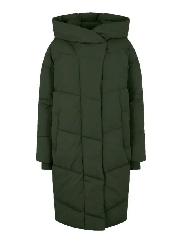 Μπουφάν μακρύ puffer - Πρασινο - S