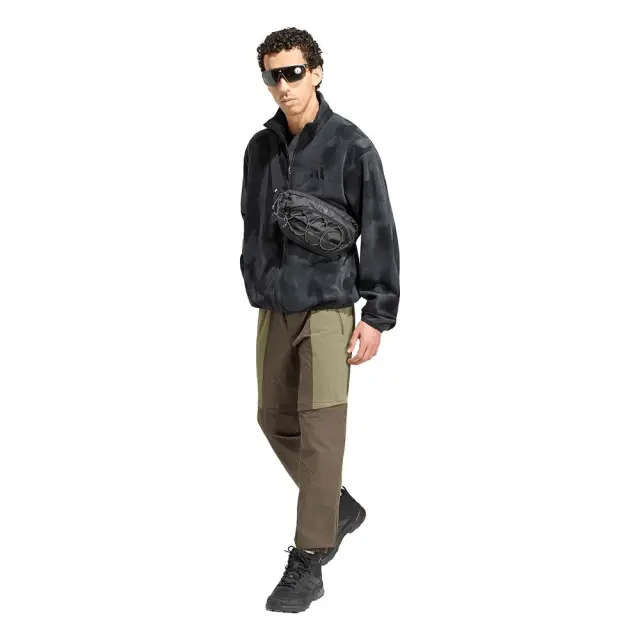 adidas Performance Men's Terrex Multi Climawarm Allover Print 3 Full-Zip Fleece Jacket Μαύρο KQ9101 (adidas Performance) 3