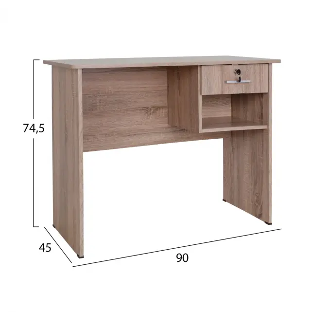 ΓΡΑΦΕΙΟ ΜΕΛΑΜΙΝΗΣ ΜΕ ΣΥΡΤΑΡΙ FB92283.02 SONAMA 90X45X74,5Y 2