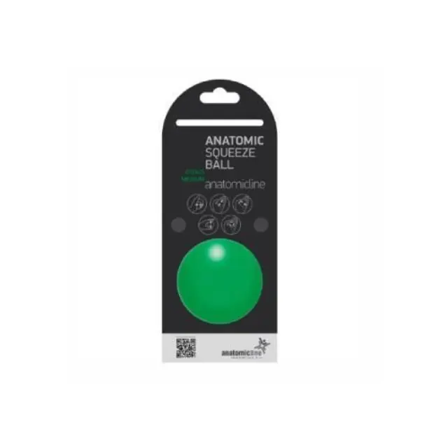 Anatomic Line Squeeze Ball Medium Μπαλάκι Ασκήσεως Χειρός Μέτριο Χρώμα:Πράσινο 1 Τεμάχιο