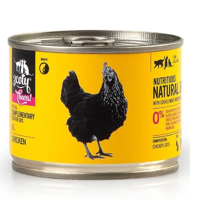 3COTY Cheers! 61. Chicken - wet cat food - 160g