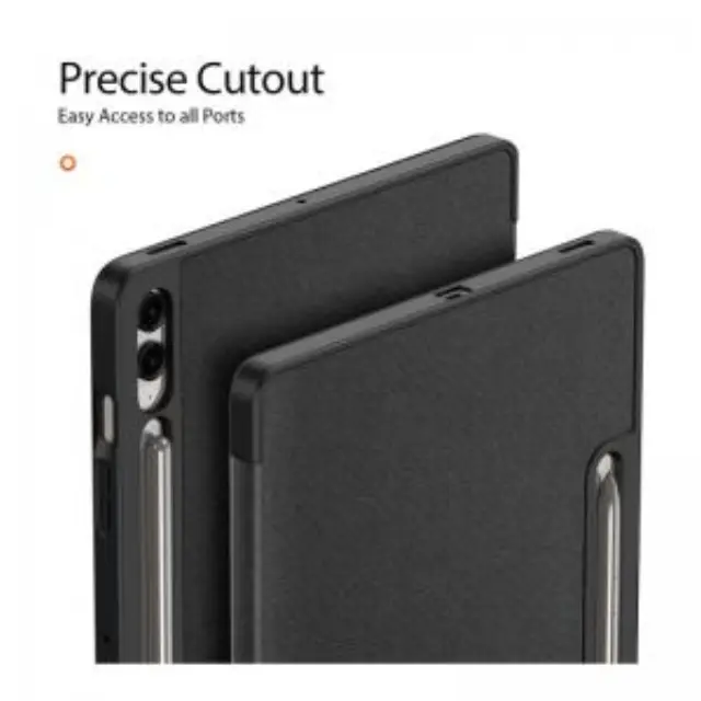 Θήκη TPU Flip Dux Ducis Samsung Galaxy Tab S9 FE Plus 12.4" Wi-Fi/ 5G Shock Proof Domo Μαύρο N65848 3