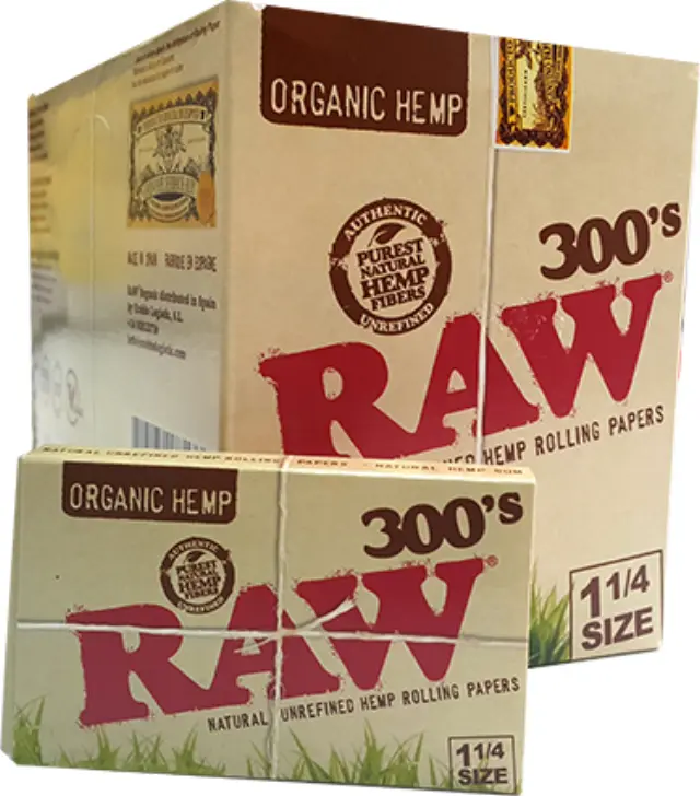 RAW 300's Χαρτάκια - Organic Hemp - 1¼ 40τεμ.