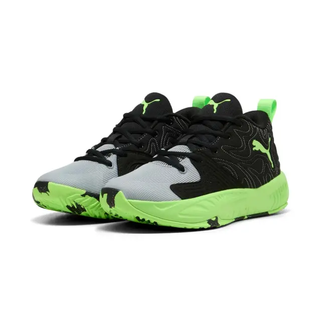 Puma Boy's Court Pro 3 JR Μαύρο - Λαχανί 314061-02 (Puma) 3