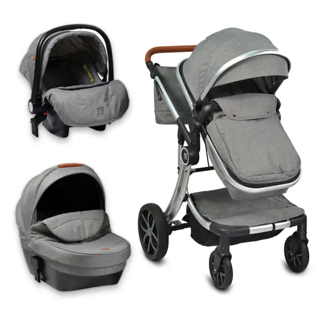 Cangaroo Polly 3 in 1 Σύστημα Μεταφοράς 0+ μηνών Polly Γκρι 3800146235512