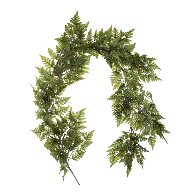 Φτέρη γιρλάντα, κλαδί τεχνητό, πράσινο, 160cm