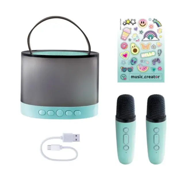 Music Creator Mini Φορητό Σετ Karaoke Station Για 14+ Χρονών 2