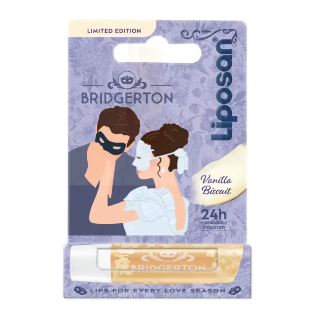 Liposan Limited Edition Bridgerton Eνυδατικό Balm Χειλιών Vanilla Biscuit, 4.8g