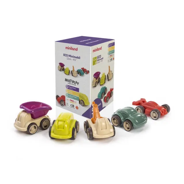 MINILAND ΣΕΤ ΑΥΤΟΚΙΝΗΤΑΚΙΑ ECO MINIMOBIL 12ΕΚ